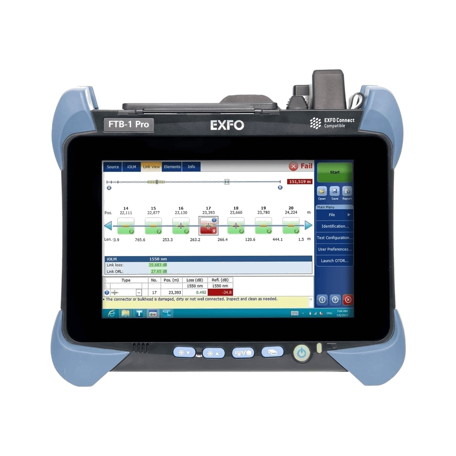 EXFO FTBx-750C OTDR Module