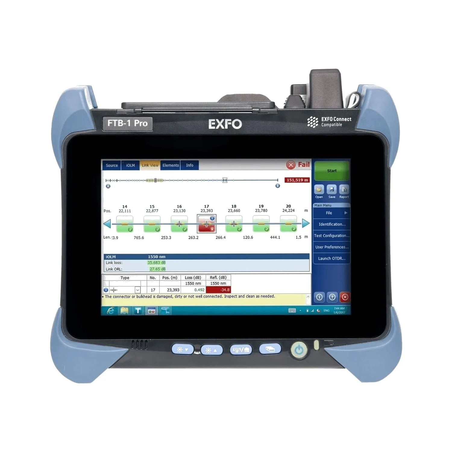 EXFO FTBx-750C OTDR Module