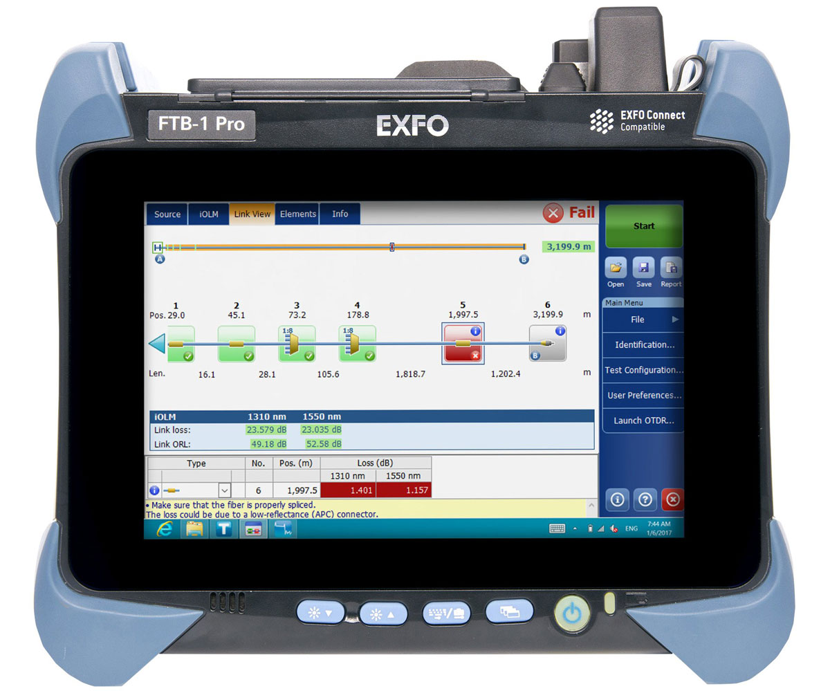 EXFO MaxTester 735D view 1